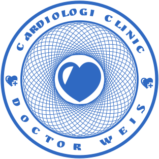 Blue Round Stamp with Mountain and Infinity Symbol for Clinic $2.5