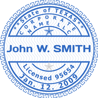 Stamp mockup №1226,Size :40mm