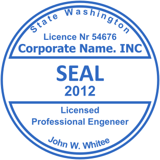 Stamp mockup №1227,Size :40mm