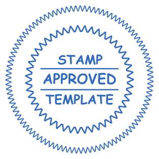 Zigzag Ornament Company Stamp | Customize for $2.5