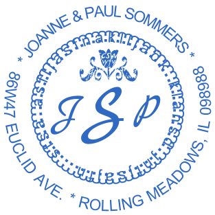 Stamp mockup №1290,Size :40mm