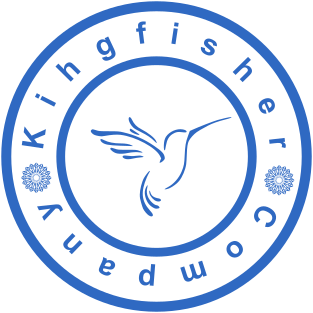 Self-inking seal with a logo of a bird for the business company №1531