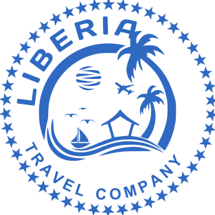 Original round seal with logo for a travel company №1535