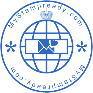 Official round seal created with the help of MyStampReady №1549