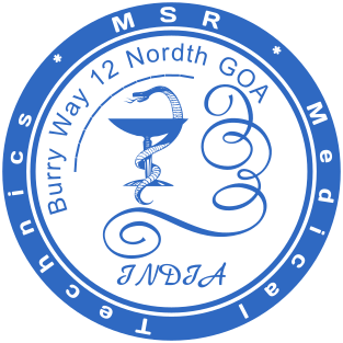 Creative medical stamp with a logo for the company from India №1554