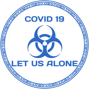 Medical seal of round shape for COVID departments №1582