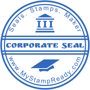 Custom self-inking seal with a logo for the engineering faculty №1618