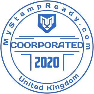 Self-inking seal with a logo for a company from United Kingdom №1619