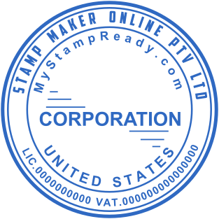 Round seal for the corporation that you can make online №1629