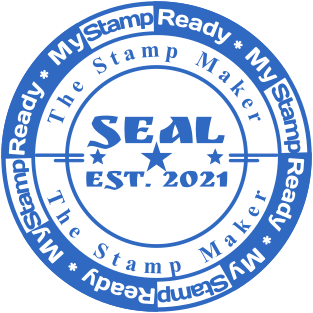 Creative self-inking seal made in online stamp maker in 2021 №1797