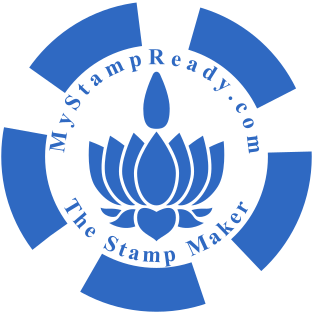 Original round seal with logo made in online stamp maker №1801