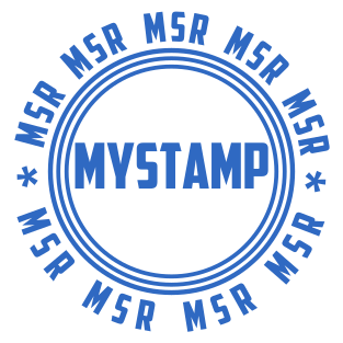 Original sketch for a self-inking seal with MSR abbreviation №1803