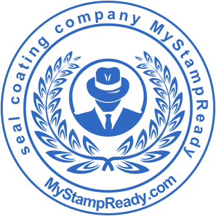 Custom self-inking rubber stamp for company, hotel or restaurant №1965