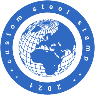 Custom stamp of round shape with logo for family and kids №1992