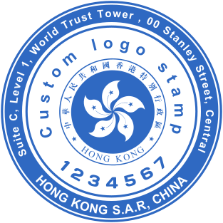 Custom logo stamp for a Chinese company based in Hong Kong №2018