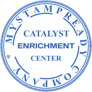 Round Stamp with Interrupted Border | Create Yours Today for $2.5