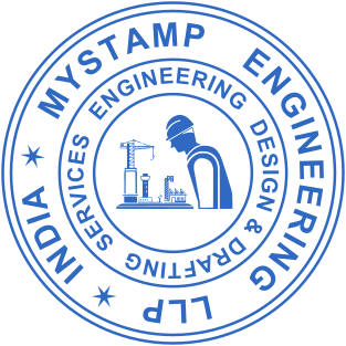 Circular Engineer's Stamp with 4 Borders and Builder Logo for $2.5 | Create Yours Today