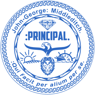 Unique Designer Stamp with Circular Border and Animal Logos for $2.5 | Create Yours Today