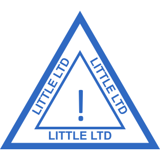 40mm Blue Triangle Medical Rubber Stamp