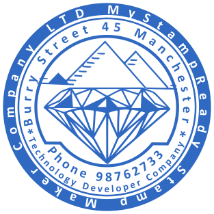 Stamp mockup №2366,Size :40mm