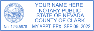 Create Your Custom Nevada Notary Stamp with County Seal | Starting at $2.5