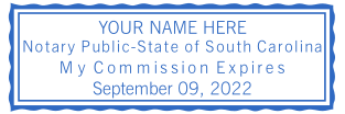 Create Your Personalized South Carolina Notary Stamp | Starting at $2.5