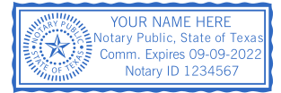 Create Your Custom Texas Notary Stamp Online | Starting at $2.5