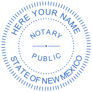 Custom New Mexico Notary Stamps from $2.5 | Order Online Now