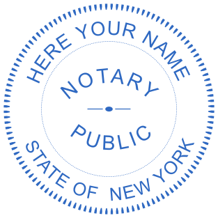 Custom New York Notary Stamps from $2.5 | Design Online Today