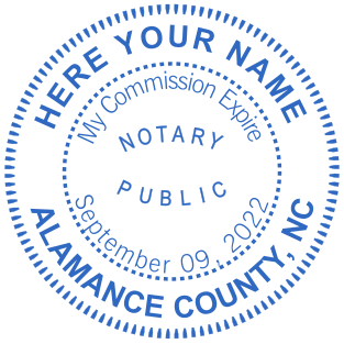 Custom North Carolina Notary Stamps for $2.5 | Design Online Today