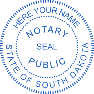 Customize Your South Dakota Notary Stamp for $2.5 | Design Online Now
