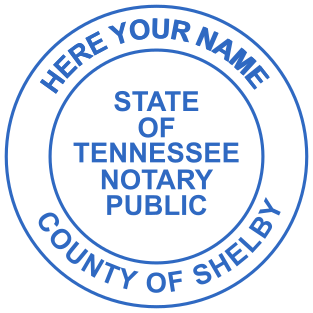 Design Your Tennessee Notary Stamp for $2.5 | Personalize Online Now