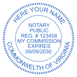Design Your Virginia Notary Stamp from $2.5 | Customize Today