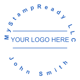 Stamp mockup №3088,Size :38mm