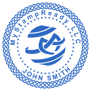 Stamp mockup №3092,Size :38mm