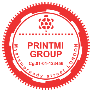 Stamp mockup №3106,Size :38mm