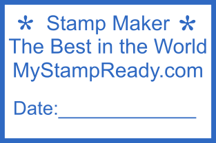 Stamp mockup №3109,Size :60mm-40mm