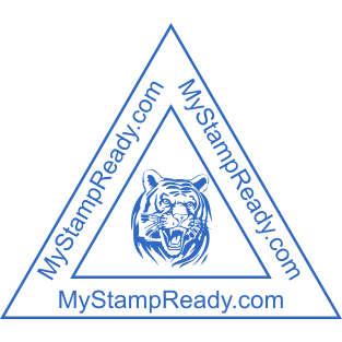 Stamp mockup №3120,Size :43mm