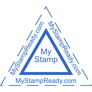 Stamp mockup №3122,Size :43mm