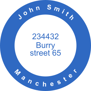 Stamp mockup №3139,Size :38mm