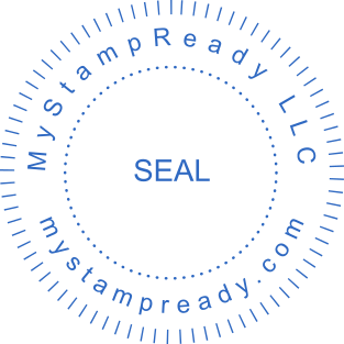 Stamp mockup №3156,Size :25mm