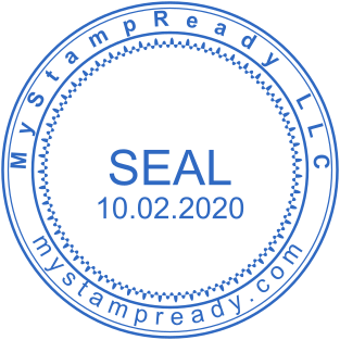 Stamp mockup №3158,Size :38mm