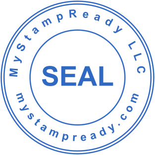 Stamp mockup №3160,Size :38mm